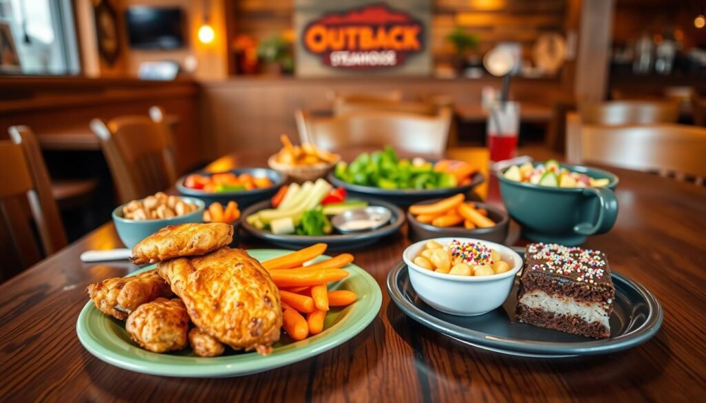 outback kids menu options